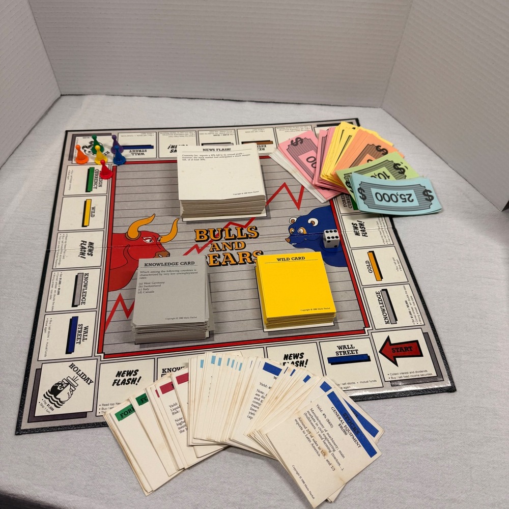Vintage Bulls & Bears The Economics & Investment Game Mario Fischel 1989